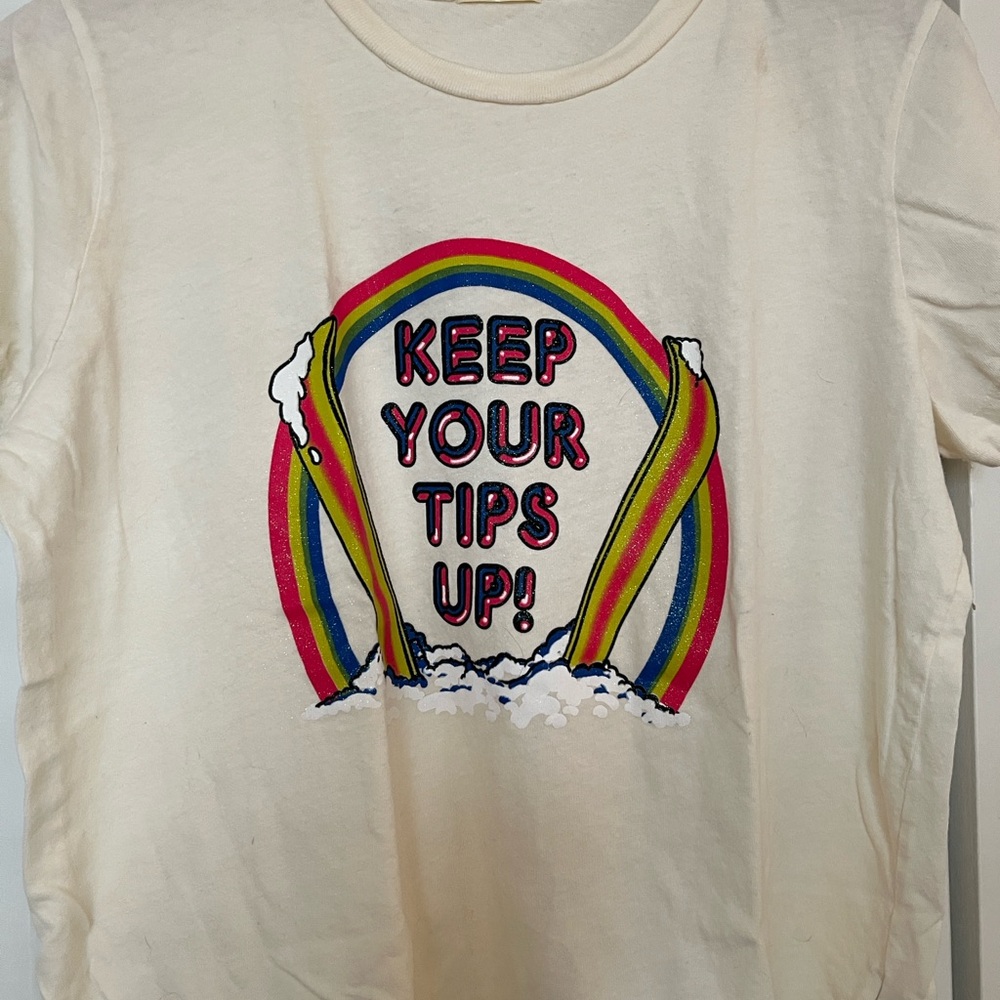 T-shirt “keep your tips up”